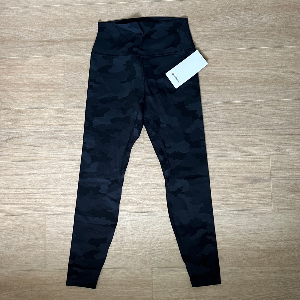 NWT lululemon Align High-Rise Pant 28” in Camo Deep Coal Multi 8 - Picture 2 of 8